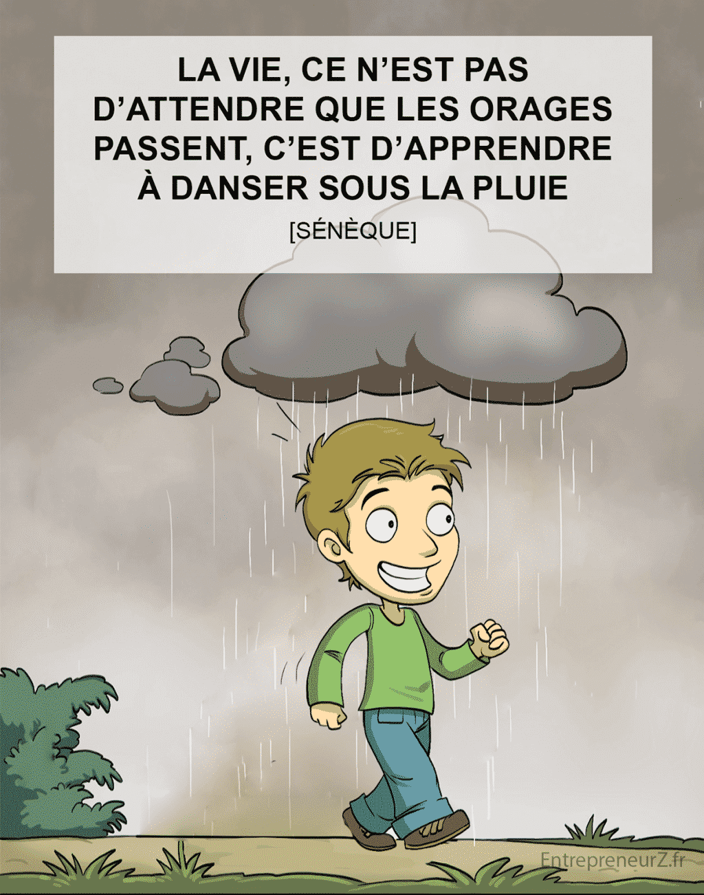 HUMOUR et détente : La vie, ce n'est pas d'attendre que les orages passent... (Vidéo viral de Tik Tok - 1 min - "Carolina shag"... sous la pluie) Aout4