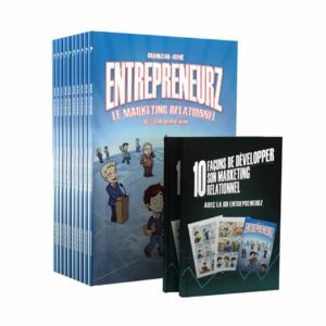 Pack 10 BD EntrepreneurZ Marketing Relationnel – 2 Livrets des 10 clés